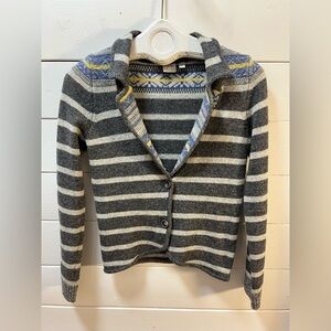 ESPRIT – Wool Blend Striped Cardigan (XS)